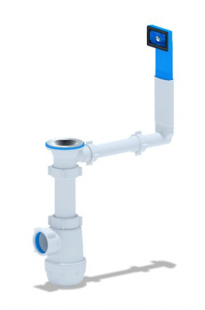 Сифон (A0140) 1,1/2"х40 с переливом от интернет-магазина stmaster54.ru