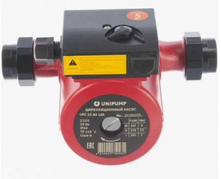 Насос циркуляционный Unipump UPC 25-80 180 от интернет-магазина stmaster54.ru