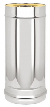 Сэндвич-труба D150/210 L1000 (430/0,8 мм+нерж) Ferrum от интернет-магазина stmaster54.ru