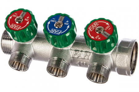Рег.коллектор 1" НВ с 3отвод.3/4"НР FK3822134 от интернет-магазина stmaster54.ru