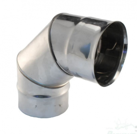 Отвод D120/90*  (430/0,8 мм) Ferrum от интернет-магазина stmaster54.ru