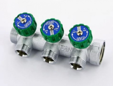 Зап.коллектор 1" НВ с 3отвод.3/4"НР FK3870134 от интернет-магазина stmaster54.ru