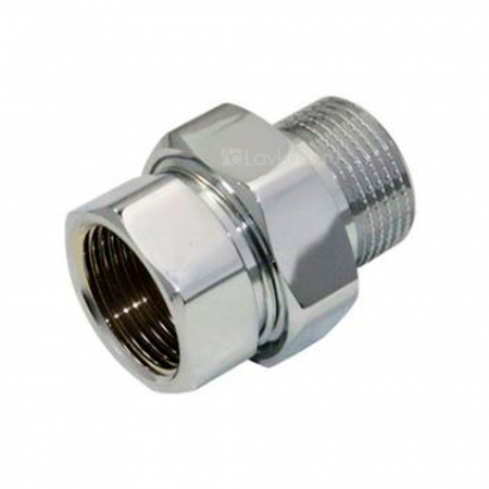 Американка прямая 1/2" (хром.)  (7270RSCH6604) от интернет-магазина stmaster54.ru
