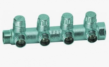 Зап.коллектор 1" НВ с 4отвод.3/4"НР FK3873134 от интернет-магазина stmaster54.ru
