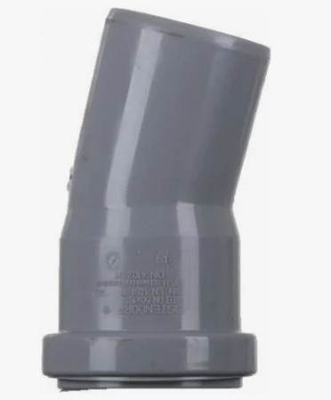 Отвод  D50*15 гр. (Ostendorf) от интернет-магазина stmaster54.ru