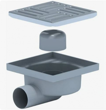 Трап гориз. D50 нерж. 150*150 (300кг) от интернет-магазина stmaster54.ru