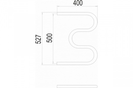 Полотенцесушитель М 500 х 400 3/4" нерж. (TERMINUS) от интернет-магазина stmaster54.ru